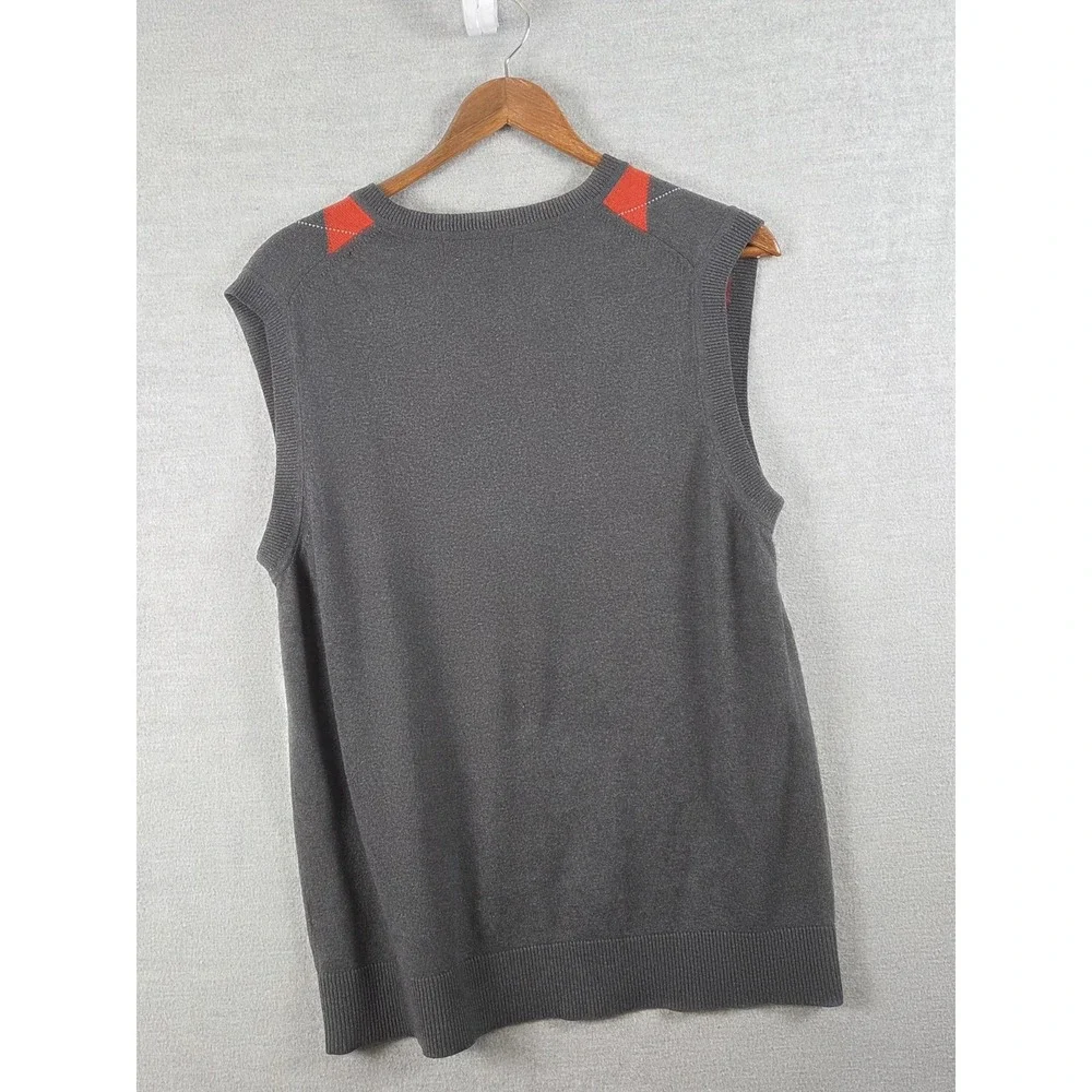 Banana‎ Republic Silk Cashmere Argyle Sweater Vest Mens M Old Money Academia Y2K